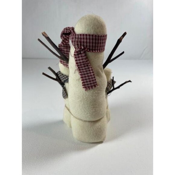 Vintage Honey and Me Woodland Snowmen Holiday Decoration - Picture 5 of 7